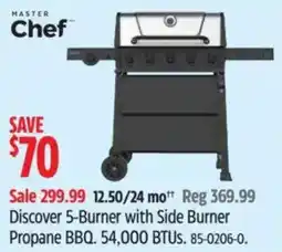Canadian Tire Master Chef Discover 5-Burner with Side Burner offer