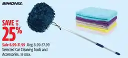 Canadian Tire Simoniz selected car cleaning tools and accessories offer