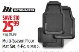 Canadian Tire Motomaster multi-season floor mat set offer