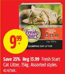 Fresh Start cat litter