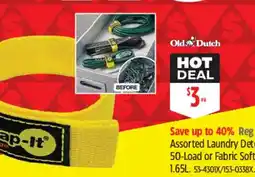 Canadian Tire Old Dutch Assorted Laundry Detergent offer