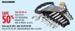 Canadian Tire Maximum 7-Pc Ratcheting Wrench Set offer