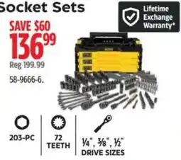 Canadian Tire Socket Sets offer