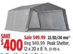 Canadian Tire Peak Shelter offer