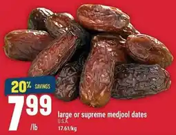 Marché Adonis large or supreme medjool dates offer