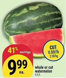 Marché Adonis watermelon offer