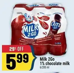 Marché Adonis Milk 2Go 1% chocolate milk offer
