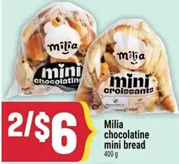 Marché Adonis Milia chocolatine mini bread offer