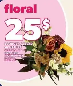 Provigo floral bouquet-caudeau signature offer