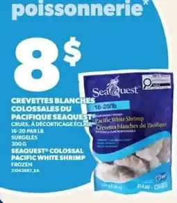 Provigo Seaquest colossal pacific white shrimp offer