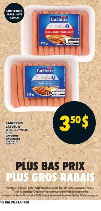 Lafleur sausages