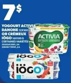 Provigo Yogourt Activia Danone offer