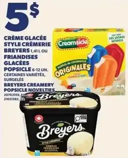 Provigo Breyers crème glacée style crèmerie popsicle offer