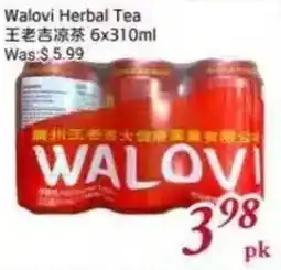 Tone Tai Supermarket Walovi herbal tea offer