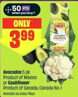 Chalo FreshCo Avocados or Cauliflower offer