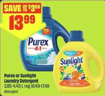 Chalo FreshCo Purex or Sunlight Laundry Detergent offer