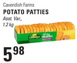 Askews Foods Cavendish potato patties offer