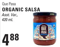 Askews Foods Que Pasa organic salsa offer