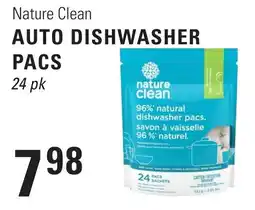 Askews Foods Nature Clean auto dishwasher pacs offer