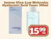 Nations Fresh Foods Isntree Ultra-Low Molecular Hyaluronic Acid Toner offer