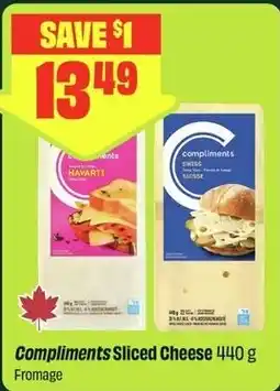 Chalo FreshCo Compliments Sliced Cheese offer