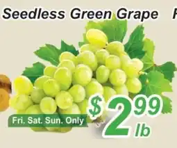 Golden Fresh Market Seedless Green Grape offer