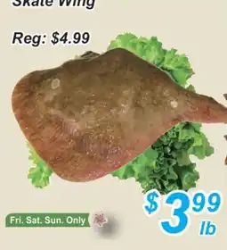 Golden Fresh Market Skate Wing offer