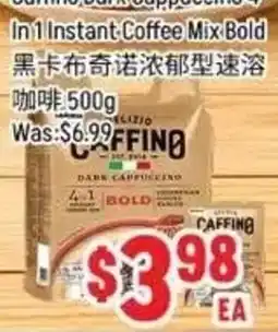 FreshLand Supermarket caffino dark cappuccino offer