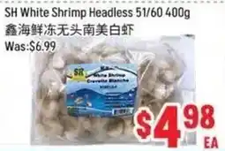 FreshLand Supermarket SH White Shrimp Headless offer