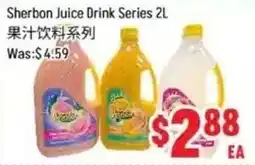 FreshLand Supermarket Sherbon Juice Drink Series offer