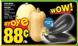 Maxi aubergines ou courges offer