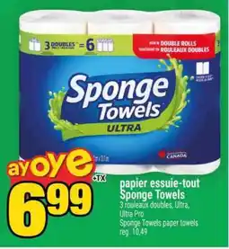 Maxi SPONGE TOWELS ULTRA offer