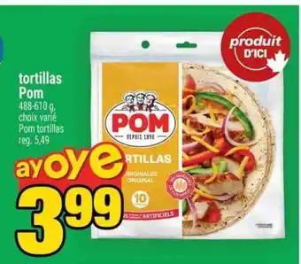 TORTILLAS POM