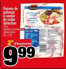 Maxi FLOCONS DE GOBERGE À SAVEUR DE CRABE SELECTION offer