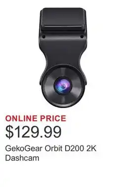 Costco GekoGear Orbit D200 2K Dashcam offer