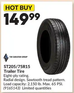Princess Auto ST205/75R15 Trailer Tire offer