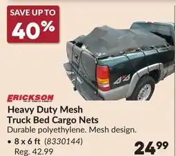 Princess Auto Heavy Duty Mesh Truck Bed Cargo Nets offer
