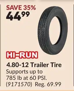 Princess Auto 4.80-12 Trailer Tire offer