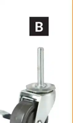 Princess Auto 3 in. Precision-Bearing Threaded-Stem Casters offer