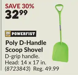 Princess Auto Poly D-Handle Scoop Shovel offer