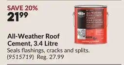 Princess Auto All-Weather Roof Cement offer