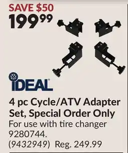 Princess Auto 4 pc Cycle/ATV Adapter Set, Special Order Only offer