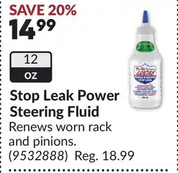 Princess Auto Stop Leak Power Steering Fluid offer