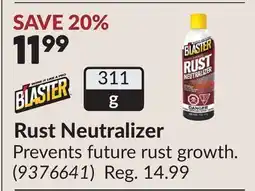 Princess Auto Rust Neutralizer offer