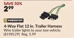 Princess Auto 4-Way Flat 12 in. Trailer Harness offer