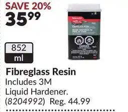 Princess Auto Fibreglass Resin offer