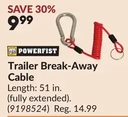 Princess Auto Trailer Break-Away Cable offer