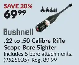 Princess Auto 22 to .50 Calibre Rifle Scope Bore Sighter offer