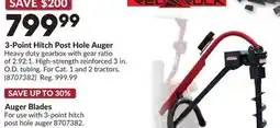 Princess Auto 3-Point Hitch Post Hole Auger offer