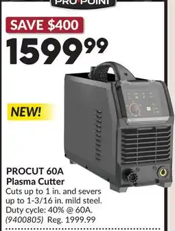 Princess Auto PROCUT 60A Plasma Cutter offer